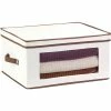 Honey-Can-Do Honey Can Do Natural Canvas Large Window Storage Chest 2 Honey-Can-Do Honey Can Do Natural Canvas Large Window Storage Chest -ORGANIZTIONAL STORAGE Sales unnamed file 1001