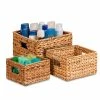 Honey-Can-Do Wicker Baskets, Brown, 3/Pack (STO-02882) -ORGANIZTIONAL STORAGE Sales unnamed file 1028
