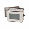 Household Essentials Stemware Flute Storage Chest, Natural (544) -ORGANIZTIONAL STORAGE Sales unnamed file 1033
