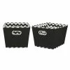 Household Essentials Medium Decorative Storage Bins, Black & Chevron (91-1) -ORGANIZTIONAL STORAGE Sales unnamed file 1038