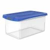 Bankers Box® Bankers Box Heavy-Duty Latch Lid Plastic File Box, Letter Size, Blue/Clear, Each (86101) -ORGANIZTIONAL STORAGE Sales unnamed file 105