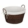 Household Essentials Round Banana Leaf Laundry Basket, Dark Brown (ML-6667B) -ORGANIZTIONAL STORAGE Sales unnamed file 1052