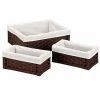 Household Essentials Paper Rope Utility Basket, Dark Brown, 3/Set (ML-7021) 1 Household Essentials Paper Rope Utility Basket, Dark Brown, 3/Set (ML-7021) -ORGANIZTIONAL STORAGE Sales unnamed file 1059