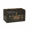 Household Essentials Large Vintage Totty Decorative Home Storage Trunk (9243-1) -ORGANIZTIONAL STORAGE Sales unnamed file 1066