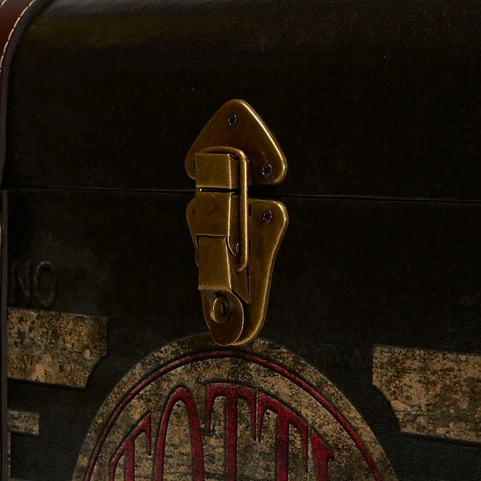 Household Essentials Large Vintage Totty Decorative Home Storage Trunk (9243-1) 5 Household Essentials Large Vintage Totty Decorative Home Storage Trunk (9243-1) - Image 3