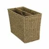 Household Essentials Woven Seagrass Side-by-Side Magazine Rack (ML-5642) 2 Household Essentials Woven Seagrass Side-by-Side Magazine Rack (ML-5642) -ORGANIZTIONAL STORAGE Sales unnamed file 1073