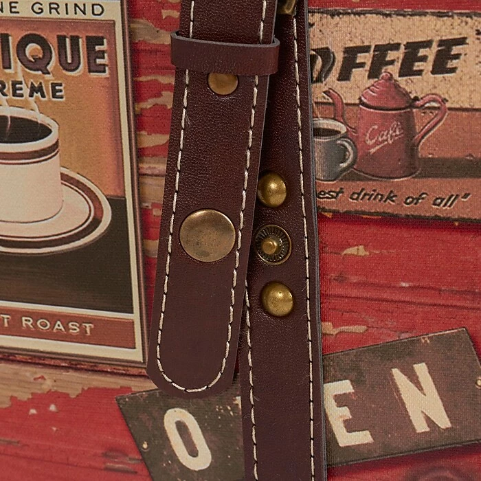 Household Essentials Medium Coffee Shop Decorative Home Storage Trunk (9245-1) 6 Household Essentials Medium Coffee Shop Decorative Home Storage Trunk (9245-1) - Image 4