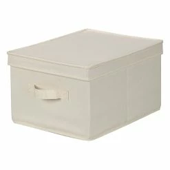 Household Essentials Large Storage Box, Natural (113)