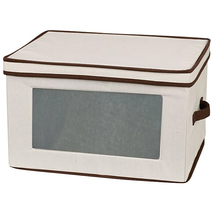 Household Essentials Stemware Balloon Storage Chest, Natural (542) 6 Household Essentials Stemware Balloon Storage Chest, Natural (542) - Image 4