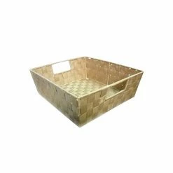 Kennedy International Woven Storage Tote, 5" X 15" X 13", Heather (25093)