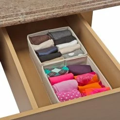 Simplify Nedium Drawer Organizer, Faux Jute (25513-FEJ) -ORGANIZTIONAL STORAGE Sales unnamed file 1151