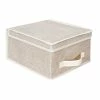 Simplify Medium Non Woven Storage Box, Off-White (25420-FEJ) -ORGANIZTIONAL STORAGE Sales unnamed file 1156