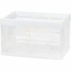 Iris Open Lid Collapsible Storage Crate, Clear (100712) -ORGANIZTIONAL STORAGE Sales unnamed file 117