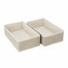 Simplify Drawer Organizer, Medium 2 Pack, Faux Jute (25514-FEJ) -ORGANIZTIONAL STORAGE Sales unnamed file 1188