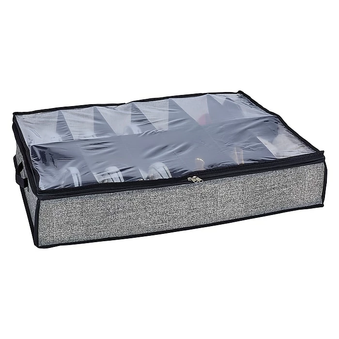 Simplify Under The Bed Shoe Storage Box, 12 Pair, Black (25430-BLACK) 3 Simplify Under The Bed Shoe Storage Box, 12 Pair, Black (25430-BLACK)