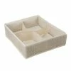 Simplify Drawer Organizer, 4 Compartment, Faux Jute (25515-FEJ) 2 Simplify Drawer Organizer, 4 Compartment, Faux Jute (25515-FEJ) -ORGANIZTIONAL STORAGE Sales unnamed file 1203