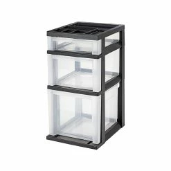 Staples 3 Drawers File Storage, Black (115026/115027)