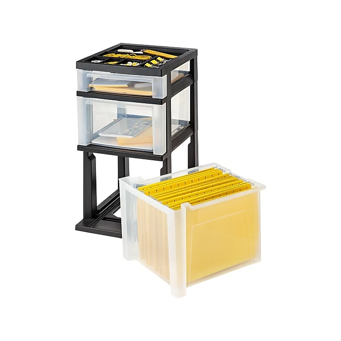 Staples 3 Drawers File Storage, Black (115026/115027) 5 Staples 3 Drawers File Storage, Black (115026/115027) - Image 3