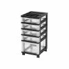 Staples 5 Drawers Durable Storage Organizer, Clear/Black (116865) 1 Staples 5 Drawers Durable Storage Organizer, Clear/Black (116865) -ORGANIZTIONAL STORAGE Sales unnamed file 1217
