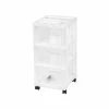 Iris 3 Drawers Standalone Storage, White, 2/Carton (116836) -ORGANIZTIONAL STORAGE Sales unnamed file 1264