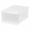 IRIS Small 1 Drawer Stackable Storage, White, 4/Carton (129800) -ORGANIZTIONAL STORAGE Sales unnamed file 1274
