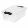 Iris Stack & Pull Stackable, Clear, 6/Carton (100300) -ORGANIZTIONAL STORAGE Sales unnamed file 1314