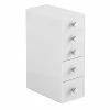 InterDesign Plastic 5-Drawer Tower, White (39561) -ORGANIZTIONAL STORAGE Sales unnamed file 1330