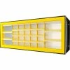 Iris 26-Drawer Desktop Storage Cabinet, Black/Yellow (500175) -ORGANIZTIONAL STORAGE Sales unnamed file 1345