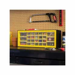 Iris 26-Drawer Desktop Storage Cabinet, Black/Yellow (500175) -ORGANIZTIONAL STORAGE Sales unnamed file 1348