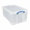Really Useful Box® 64 Liter Snap Lid Storage Bin, Clear (66L CCB) 2 Really Useful Box® 64 Liter Snap Lid Storage Bin, Clear (66L CCB) -ORGANIZTIONAL STORAGE Sales unnamed file 136