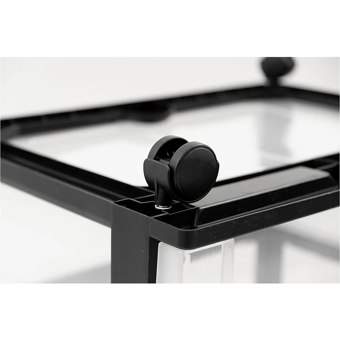 Iris 3-Drawer Wide Chest, Black/Clear (110312) 5 Iris 3-Drawer Wide Chest, Black/Clear (110312) - Image 3