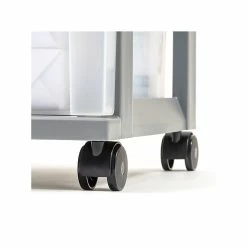 Iris 9-Drawer Storage Cart, Gray/Translucent White (585084) -ORGANIZTIONAL STORAGE Sales unnamed file 1374