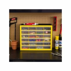 Iris 24-Drawer Desktop Storage Cabinet, Black/Yellow (500174) 11 Iris 24-Drawer Desktop Storage Cabinet, Black/Yellow (500174) -ORGANIZTIONAL STORAGE Sales unnamed file 1384