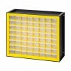 Iris 64-Drawer Desktop Storage Cabinet, Black/Yellow (500177) 2 Iris 64-Drawer Desktop Storage Cabinet, Black/Yellow (500177) -ORGANIZTIONAL STORAGE Sales unnamed file 1407