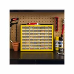 Iris 64-Drawer Desktop Storage Cabinet, Black/Yellow (500177) -ORGANIZTIONAL STORAGE Sales unnamed file 1409