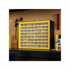 Iris 64-Drawer Desktop Storage Cabinet, Black/Yellow (500177) -ORGANIZTIONAL STORAGE Sales unnamed file 1410