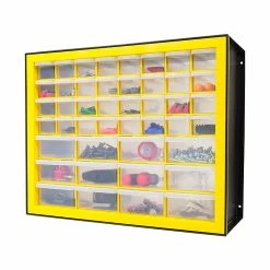 Iris 44-Drawer Desktop Storage Cabinet, Black/Yellow (500176) 9 Iris 44-Drawer Desktop Storage Cabinet, Black/Yellow (500176) -ORGANIZTIONAL STORAGE Sales unnamed file 1430