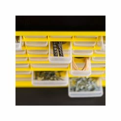 Iris 44-Drawer Desktop Storage Cabinet, Black/Yellow (500176) 11 Iris 44-Drawer Desktop Storage Cabinet, Black/Yellow (500176) -ORGANIZTIONAL STORAGE Sales unnamed file 1432