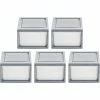 Iris Mini Storage Drawer, Gray/Translucent White, 5/Pack (500160) -ORGANIZTIONAL STORAGE Sales unnamed file 1435