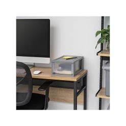 Iris Mini Storage Drawer, Gray/Translucent White, 5/Pack (500160) -ORGANIZTIONAL STORAGE Sales unnamed file 1441