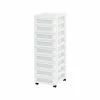 Iris 9-Drawer Storage Cart, White/Translucent White (585004) 2 Iris 9-Drawer Storage Cart, White/Translucent White (585004) -ORGANIZTIONAL STORAGE Sales unnamed file 1443