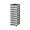 Iris 9-Drawer Standalone Storage, Black/Translucent White (585005) -ORGANIZTIONAL STORAGE Sales unnamed file 1449