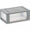 Iris Mini Storage Drawer, Gray/Translucent White (500221) -ORGANIZTIONAL STORAGE Sales unnamed file 1466