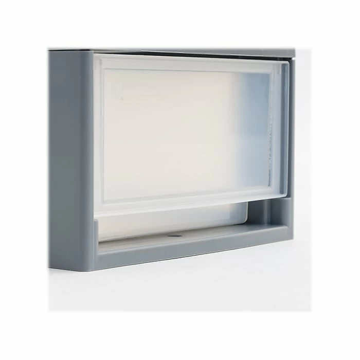 Iris Mini Storage Drawer, Gray/Translucent White (500221) 4 Iris Mini Storage Drawer, Gray/Translucent White (500221) - Image 2
