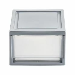 Iris Mini Storage Drawer, Gray/Translucent White (500221) 12 Iris Mini Storage Drawer, Gray/Translucent White (500221) -ORGANIZTIONAL STORAGE Sales unnamed file 1468