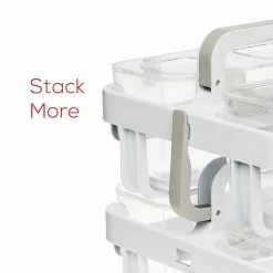 Deflect-O Deflecto Stackable Caddy Organizer With 3 Canisters 18 Deflect-O Deflecto Stackable Caddy Organizer With 3 Canisters -ORGANIZTIONAL STORAGE Sales unnamed file 148