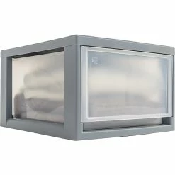 Iris Storage Drawer, Gray/Translucent White (500222) -ORGANIZTIONAL STORAGE Sales unnamed file 1483