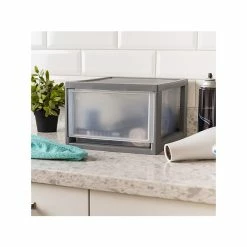 Iris Storage Drawer, Gray/Translucent White (500222) -ORGANIZTIONAL STORAGE Sales unnamed file 1486