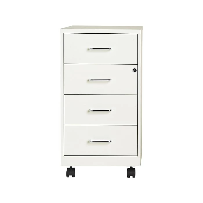Office Designs 4-Drawer Mobile Organizer, Pearl White (21590) 4 Office Designs 4-Drawer Mobile Organizer, Pearl White (21590) - Image 2