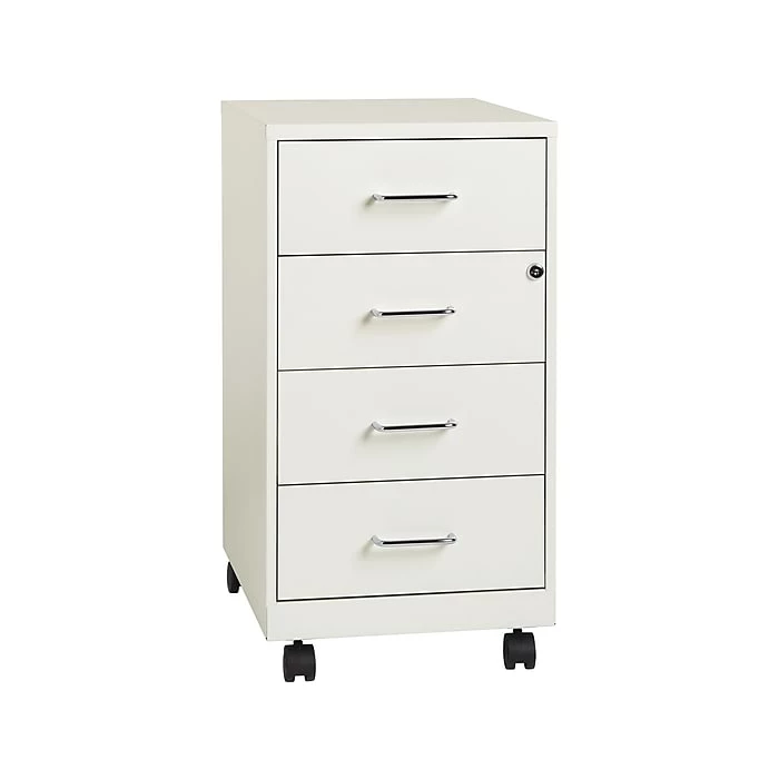 Office Designs 4-Drawer Mobile Organizer, Pearl White (21590) 5 Office Designs 4-Drawer Mobile Organizer, Pearl White (21590) - Image 3